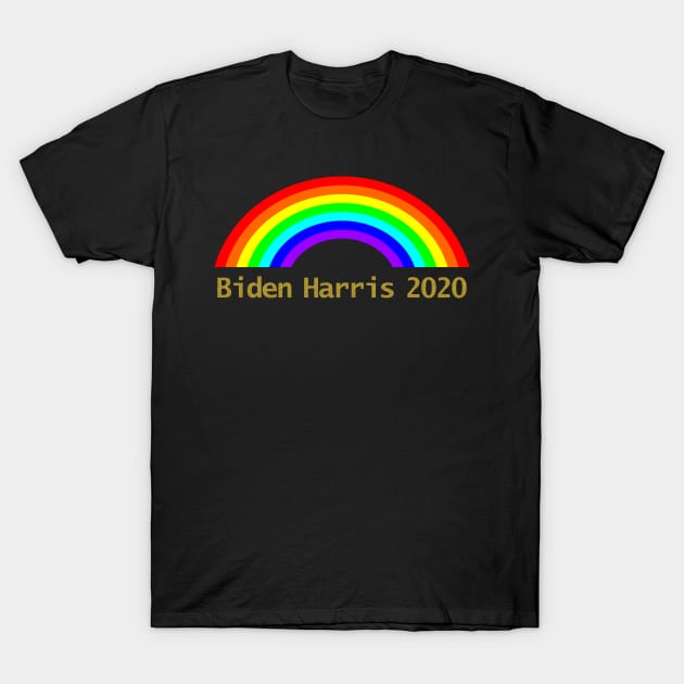 Biden Harris Rainbow T-Shirt by ellenhenryart